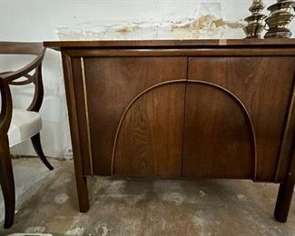 Drexel Mid-Century Cabinet with Marble Inset. Measures 42" W x 20" D x 30" H. Photo 1 of 2.