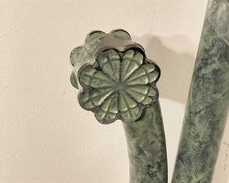 Queen Size Green Patina Metal Bed Frame. Photo 2 of 3. 