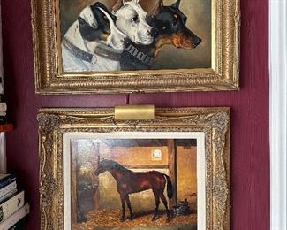  Paintings in gorgeous frames