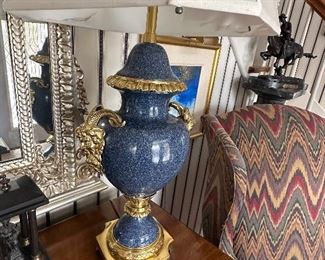 Marble/Brass table lamp