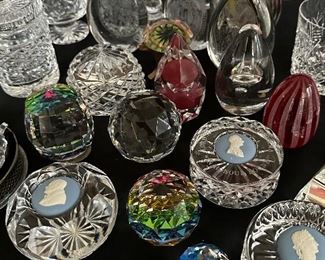 Gorgeous Colored Cut Glass and Crystal