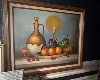  Painting signed Berton