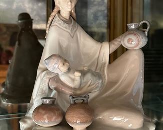 Lladro Peruvian Girl with Baby