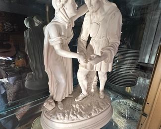 Evangeline and Benedict Statue
