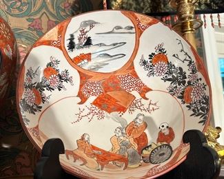 Fine Japanese Red Kutani Porcelain