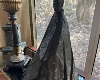 Patinated Plaster Reproduction by the Austin Productions Inc. (1963) of Cardinale Seduto (originally a bronze statue by Giacomo Manzu) to mark the opening of Vatican Council II