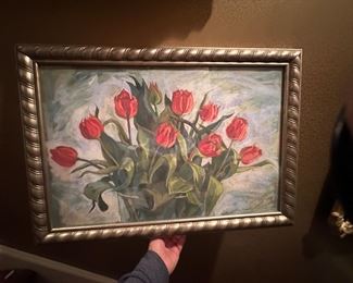 Painting signed Anne Corlett Wiley, Local Artist