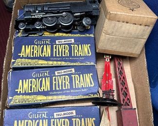 Gilbert American Flyer train set