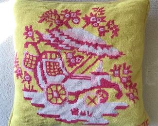 Needlepoint pillow