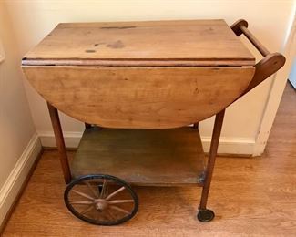 Drop-leaf Bar Cart