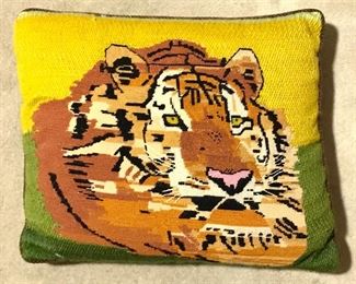 Needlepoint pillow