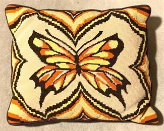 Needlepoint pillow