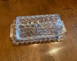 Fostoria butter dish with lid