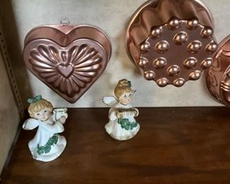 Christmas Angels, copper molds