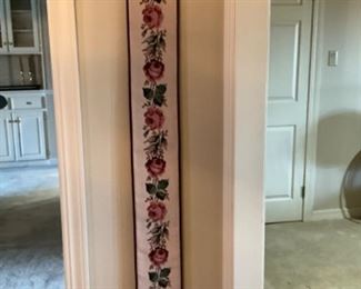 Embroidered tapestry