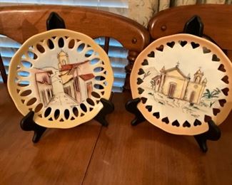 Plates in holders