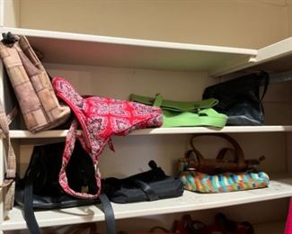 Master Closet - purses