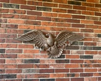 Deck - Eagle on wall