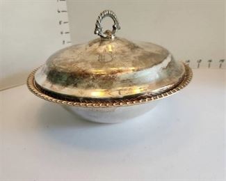 WM Rogers covered casserole dish