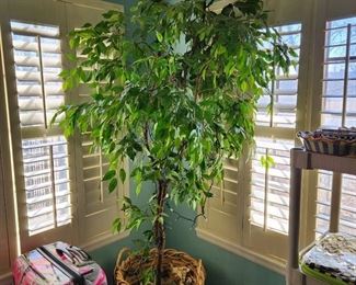 Artificial ficus tree approx 72"
