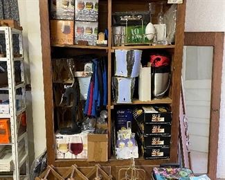 Everything for the wine enthusiast! Wine glasses, wine racks, bottle carriers, corks, openers, books, ice buckets, trays, decor, and 3 electric wine chillers.