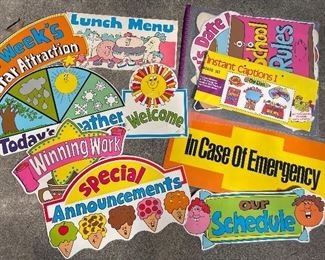 Cool for school! Some are complete sets and already laminated.