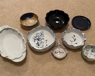 Bybee Pottery. All handmade at the Bybee kilns in Kentucky before it closed in the ‘90s. 