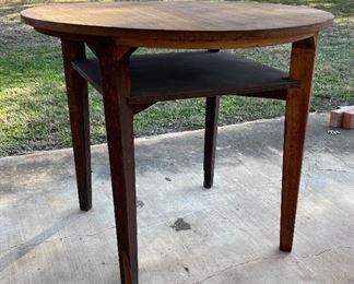 Table with shelf underneath. Great for crafting.