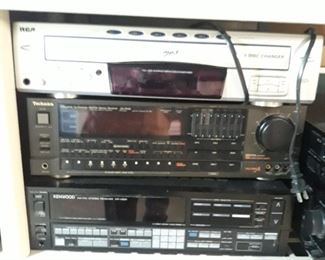 Technics, Kenwood and RCA CD player