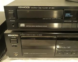 Kenwood components 
Compact disc player DP-860
And a Cassett Deck KX-3030