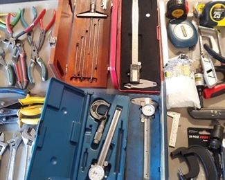 Calipers and measure devices