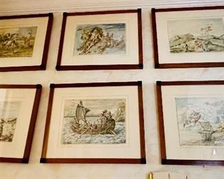 Framed de Chirico prints