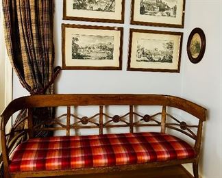 Antique European bench