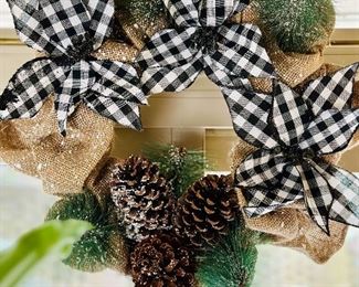 Pinecone wreath