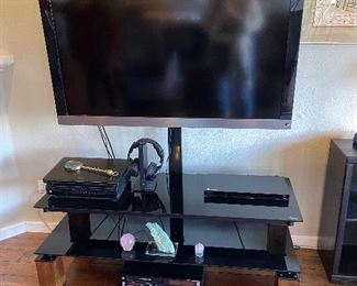 Tv on stand 