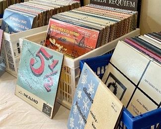 Crates full of classical LPs. Priced to sell!