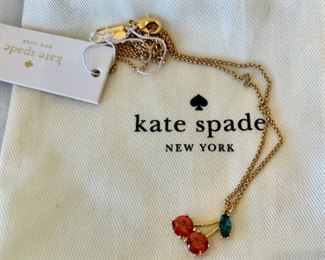 Kate Spade cherry necklace - NWT