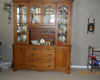 China cabinet with lights