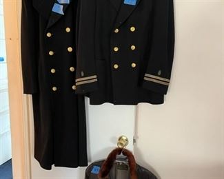 Authentic Navy uniform, dress coat & bomber jacket