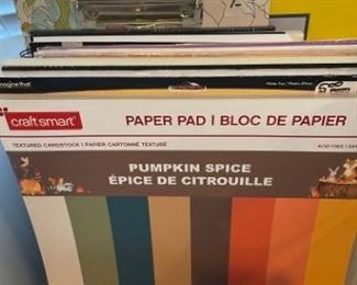 Scrapbook pages in book