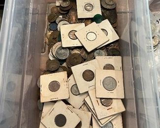 Foreign coins 