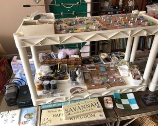 TONS OF BEADS AND CRAFT ITEMS