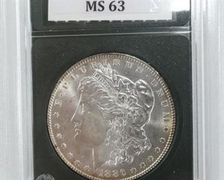 1886 MS 63 MORGAN SILVER DOLLAR