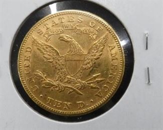 VIEW 3 GOLD 1886 $10
