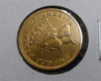 VIEW 3 $3 GOLD 1854