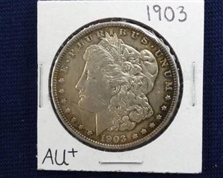 1903 MORGAN RAINBOW TONE SILVER DOLLAR