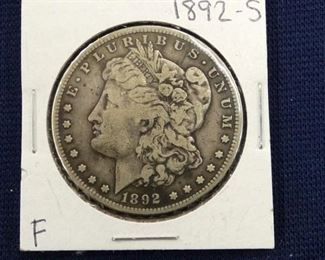 1892S MORGAN STRONG KEY DATE (F)