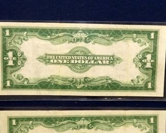 VIEW 5 1923 SILVER CERTIFICATES