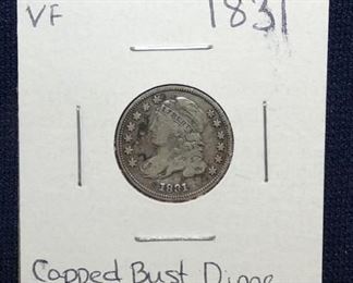 1831 CAPPED BUST DIME (VF)