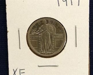 1917 STANDING LIBERTY QUARTER (XF)